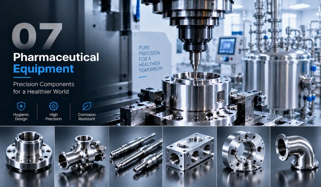 Pharmaceutical Equipment Precision Stainless Components